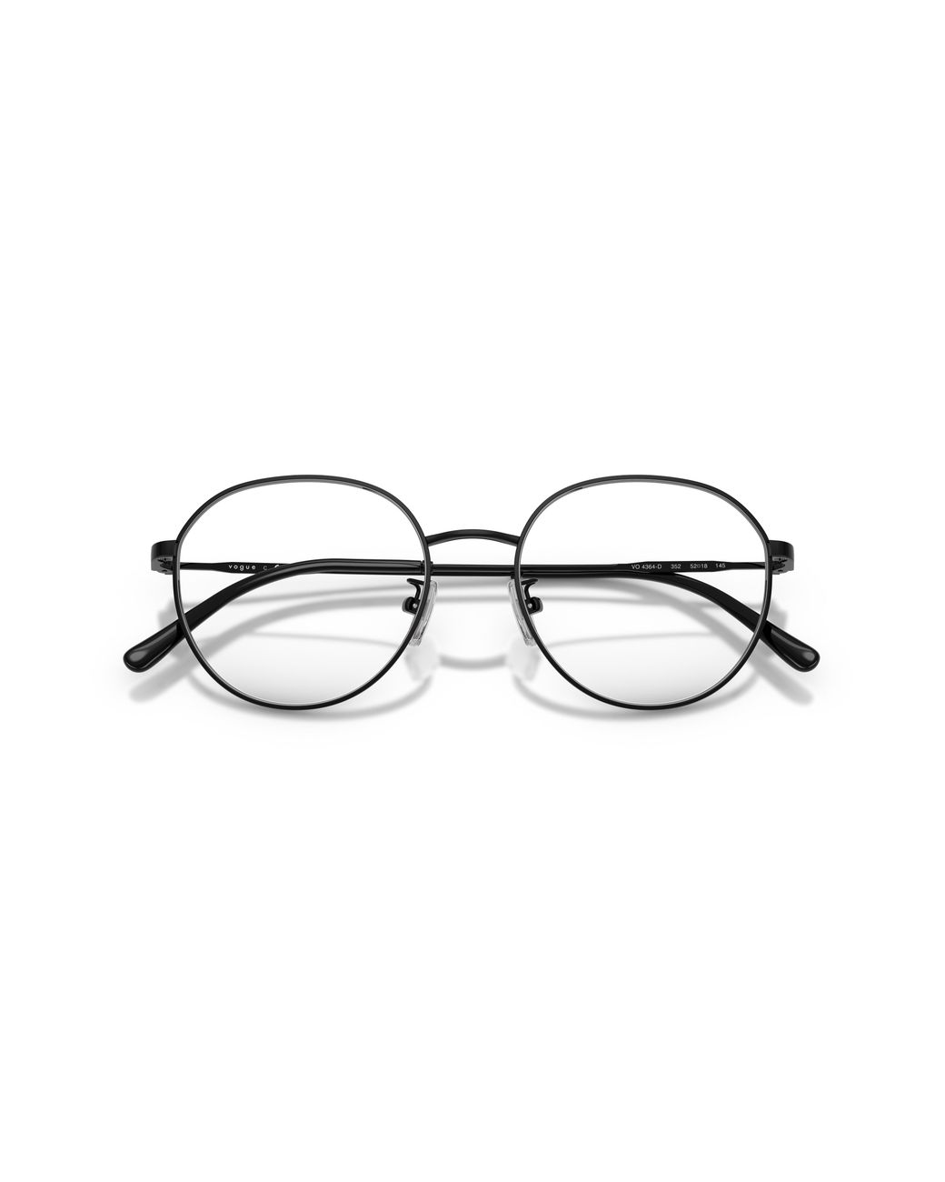 Vogue Eyewear Black Vo4364D 352 Optical Frames Metal Transparent Pantos Normal