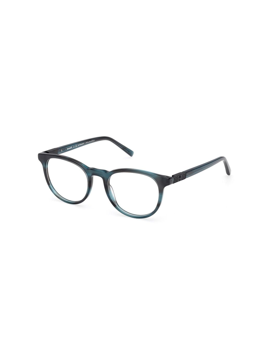 Timberland Black Tb50071 092 Optical Frames Acetate Round Normal for men