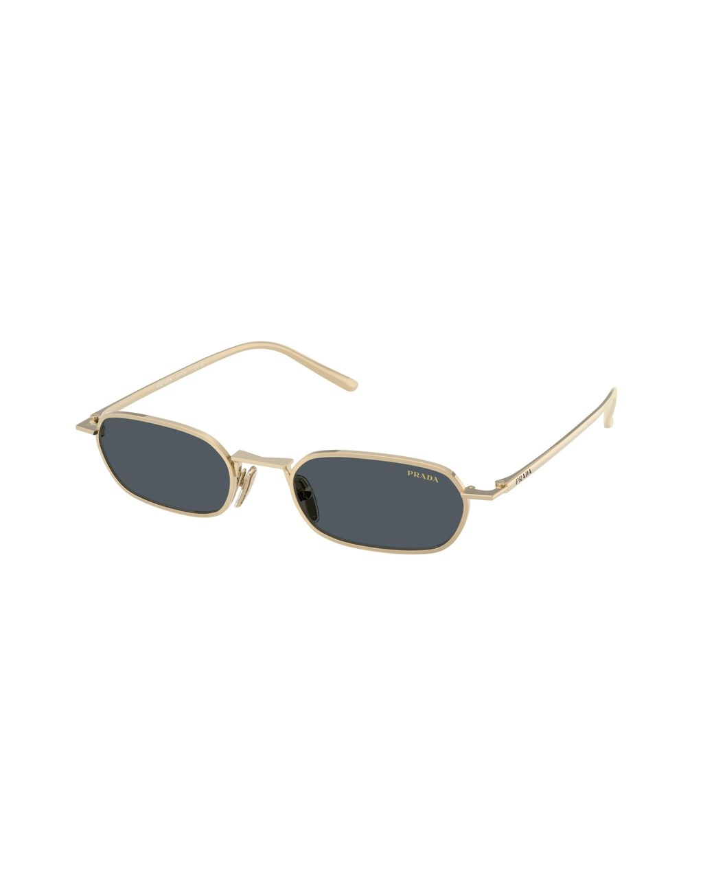 Prada Black Pr D58S Zvn70B Sunglasses Metal Round Normal