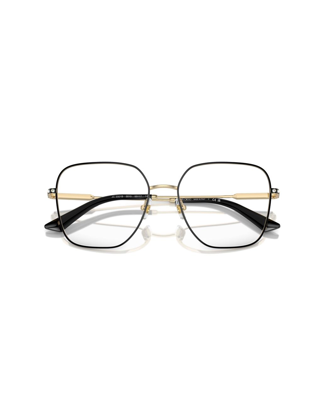 Jimmy Choo Black Jc2001B 3010 Optical Frames Metal Squared