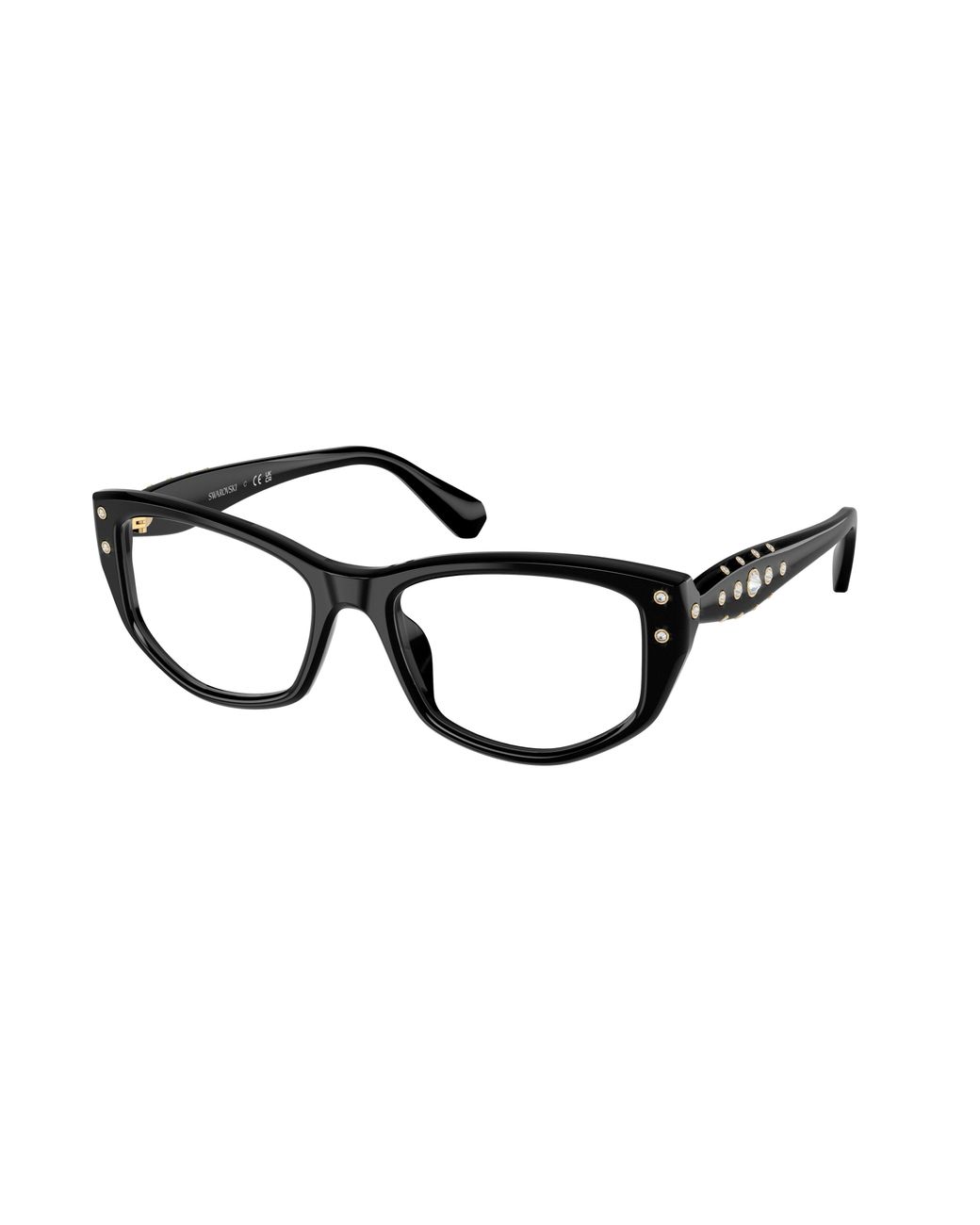 Swarovski Black Sk2062U 1026 Optical Frames Acetate Transparent Pillow Normal