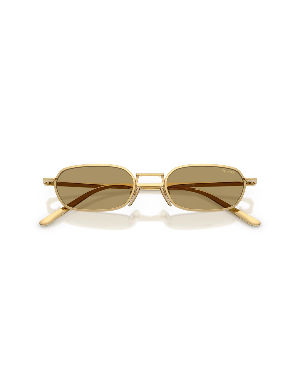 Prada Black Pr D58S 5Ak70G Sunglasses Metal Round Normal