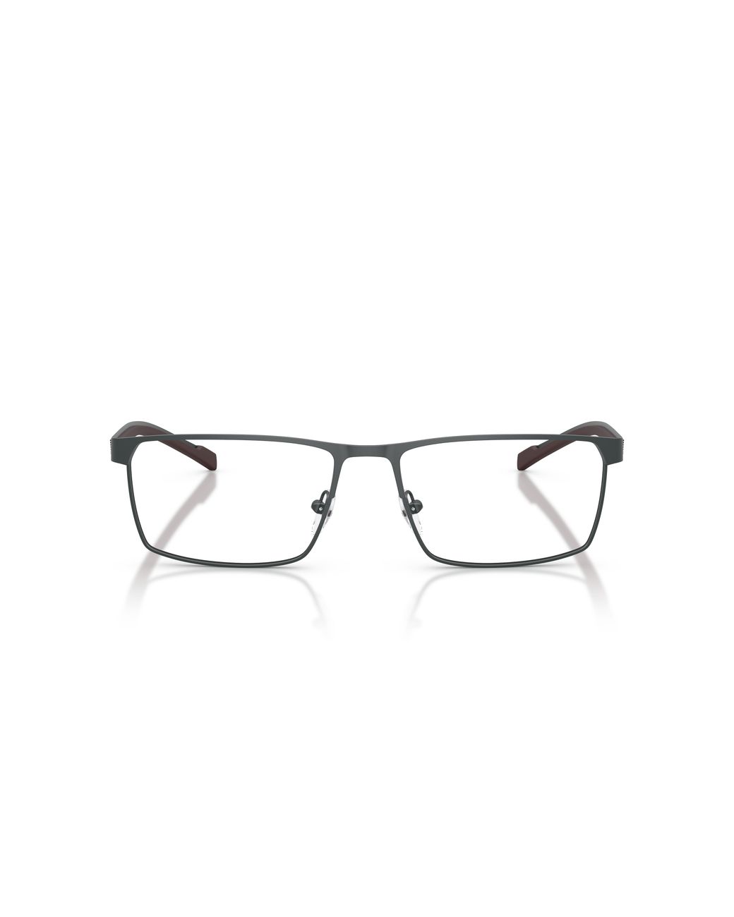 Emporio Armani Black Ea1190 3443 Optical Frames Metal Transparent Squared Normal for men