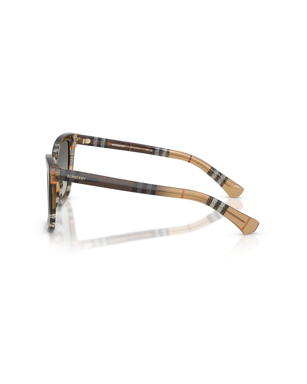 Burberry Black Be4470 420211 Sunglasses Acetate Squared Normal Shaded