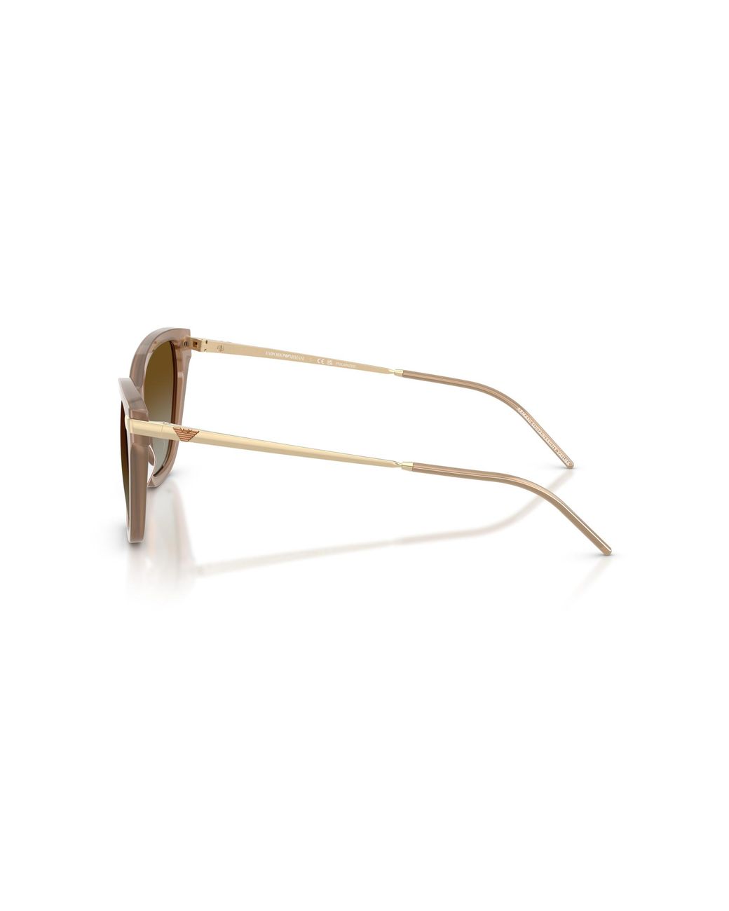 Emporio Armani Black Ea4251 6263T5 Sunglasses Acetate Cat Eye Polarized Shaded