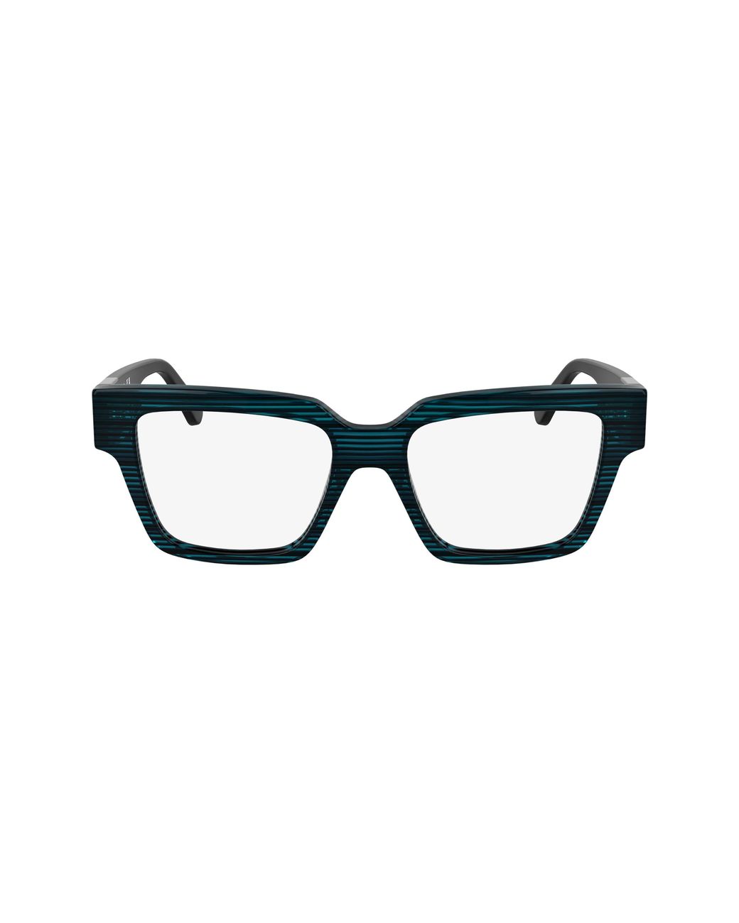Karl Lagerfeld Black Kl6196 422 Optical Frames Acetate Squared Normal