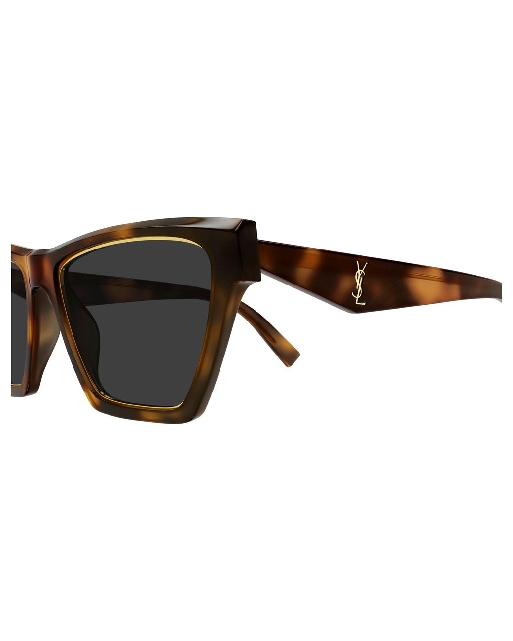 Saint Laurent Black Sl M103 Rim 001 Sunglasses Acetate Cat Eye