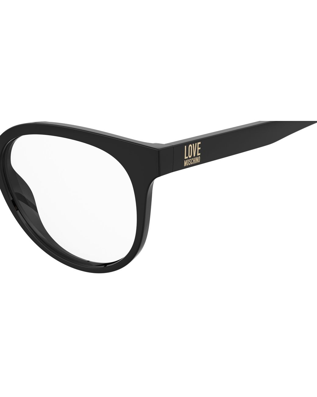 Moschino Black Mol658 807 Optical Frames Acetate Squared Normal