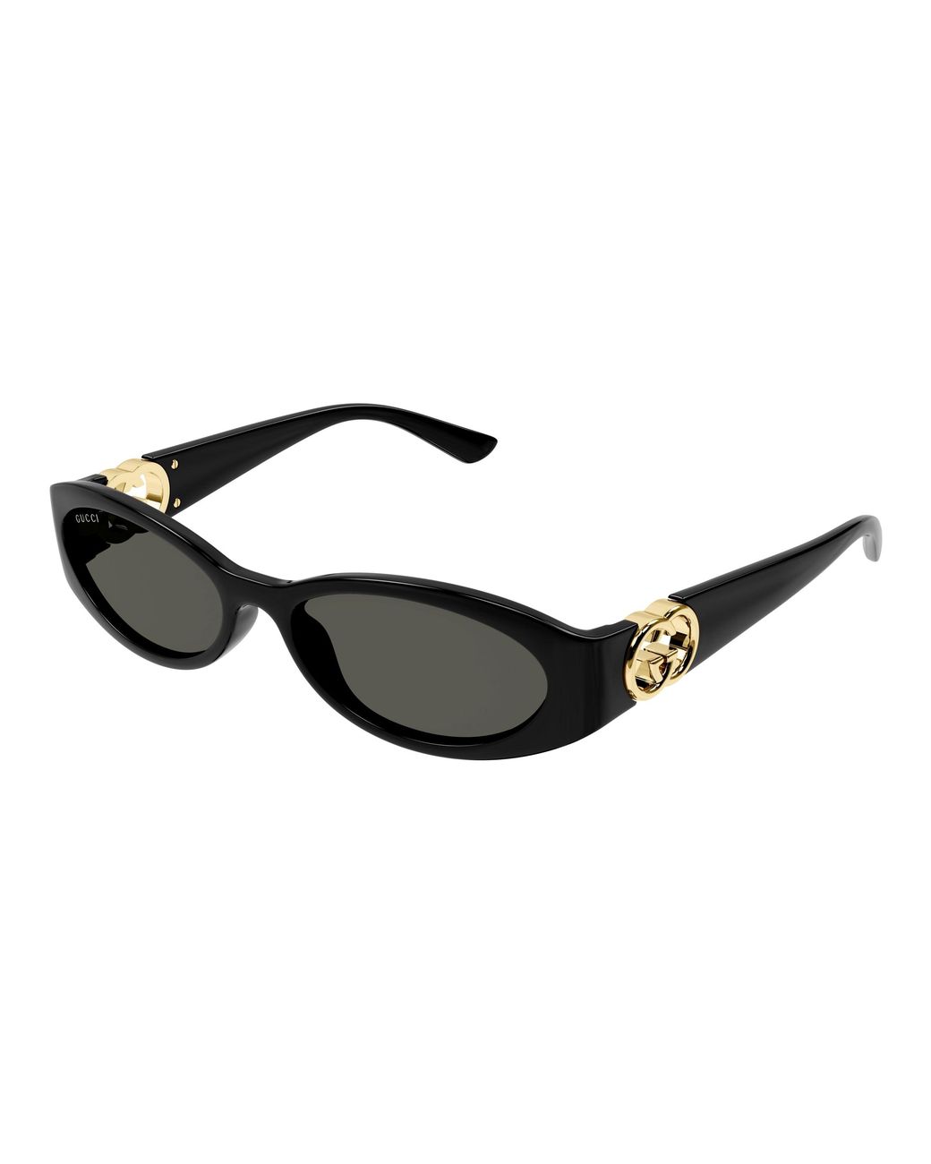 Gucci Black Gg1660S 001 Sunglasses Injected Round