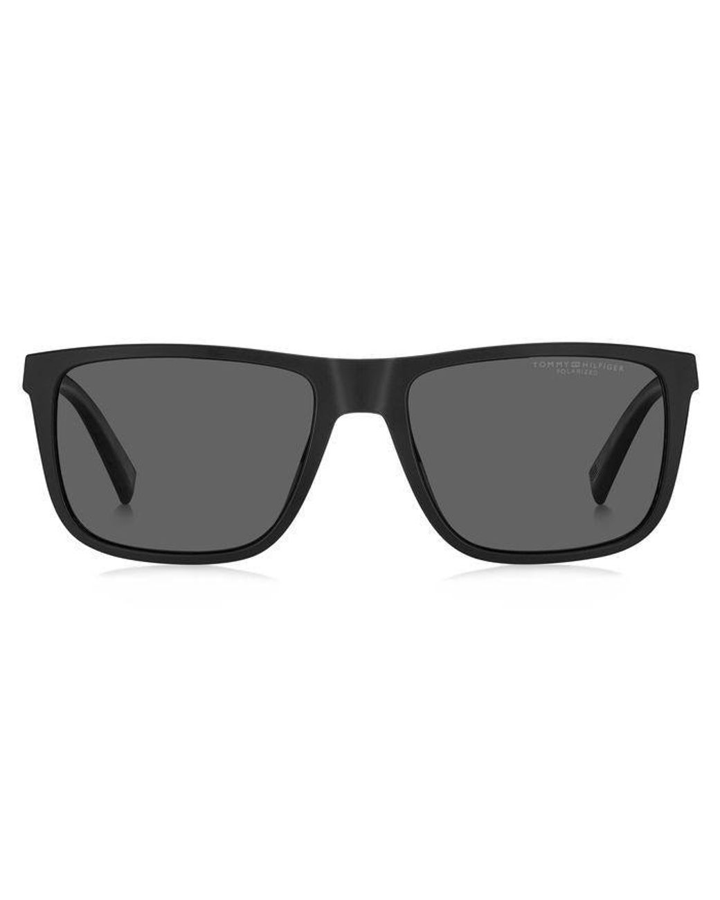 Tommy Hilfiger Black Th 2043/S 003/M9 Sunglasses Plastic Squared Polarized for men