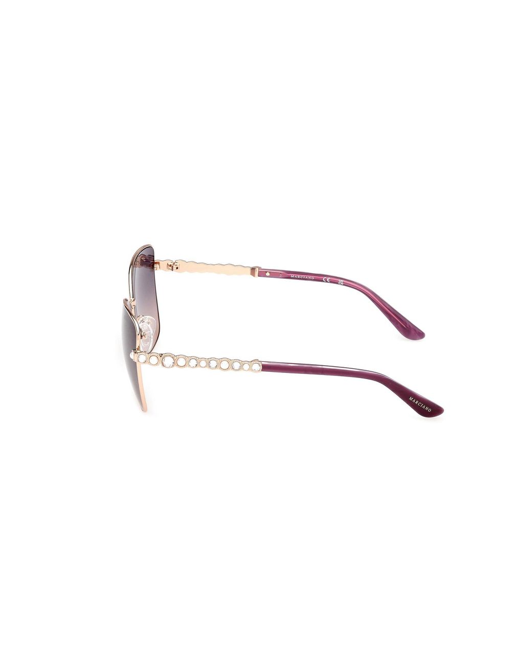 Guess Black Gm00037 32Z Sunglasses Metal Butterfly Normal