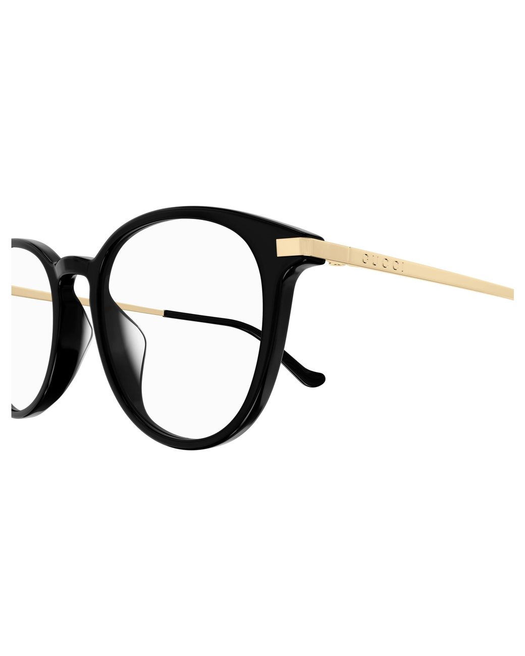 Gucci Black Gg1466Oa 001 Optical Frames Acetate Transparent Round