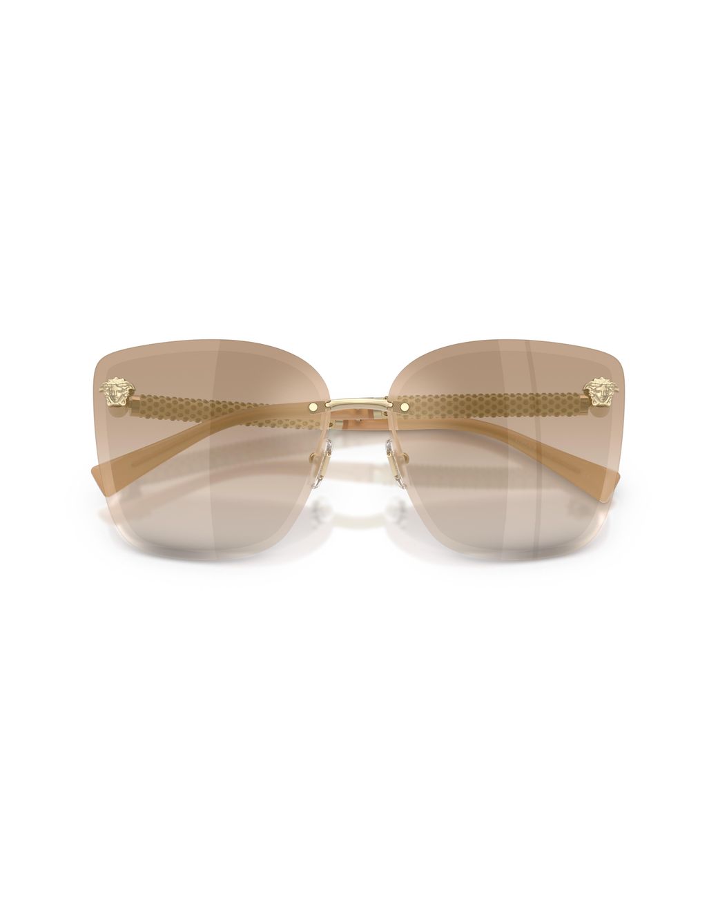 Versace Black Ve2292B 12625A Sunglasses Metal Cat Eye Normal Nuanced