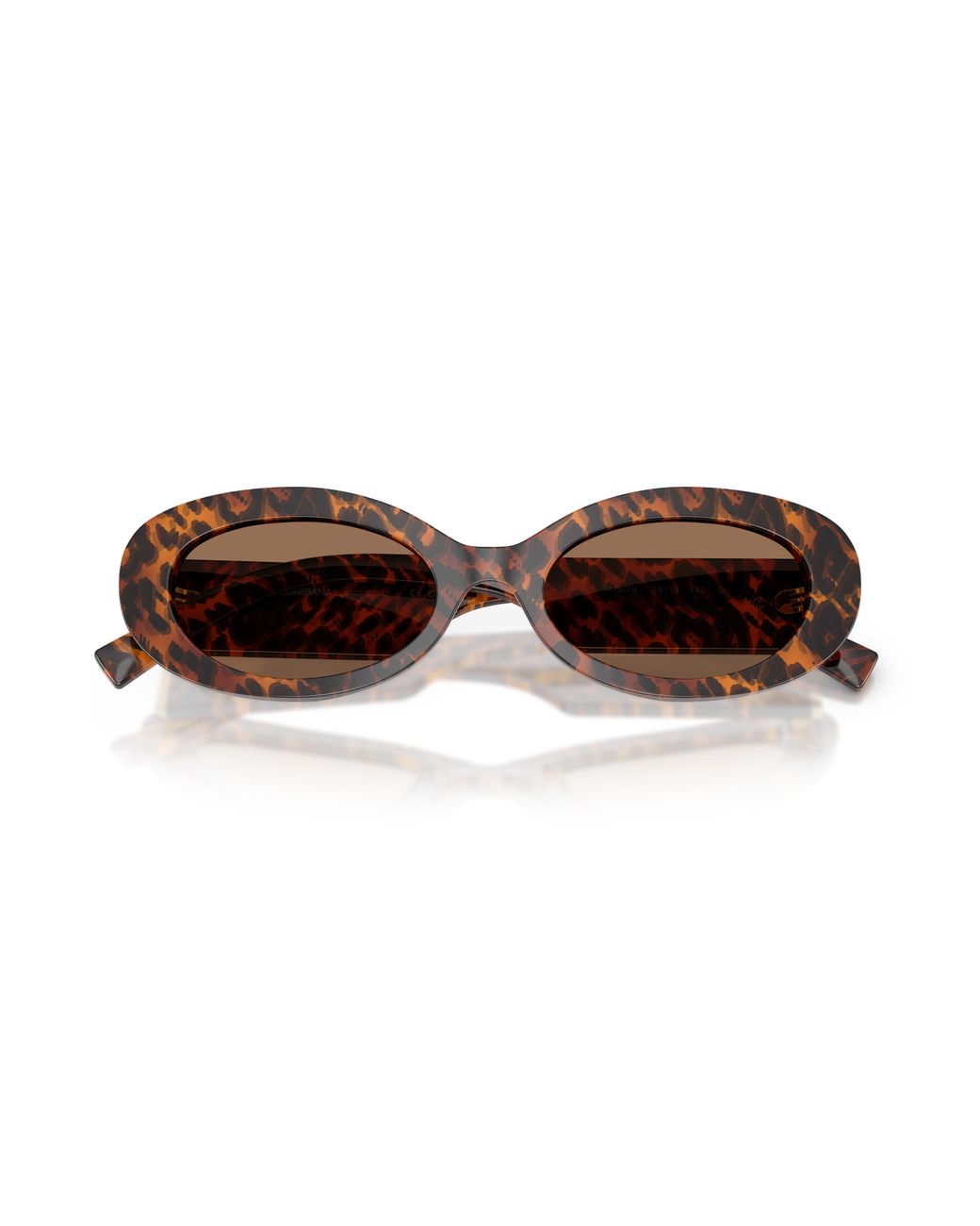Dolce & Gabbana Black Dg4537 347073 Sunglasses Acetate Round Normal