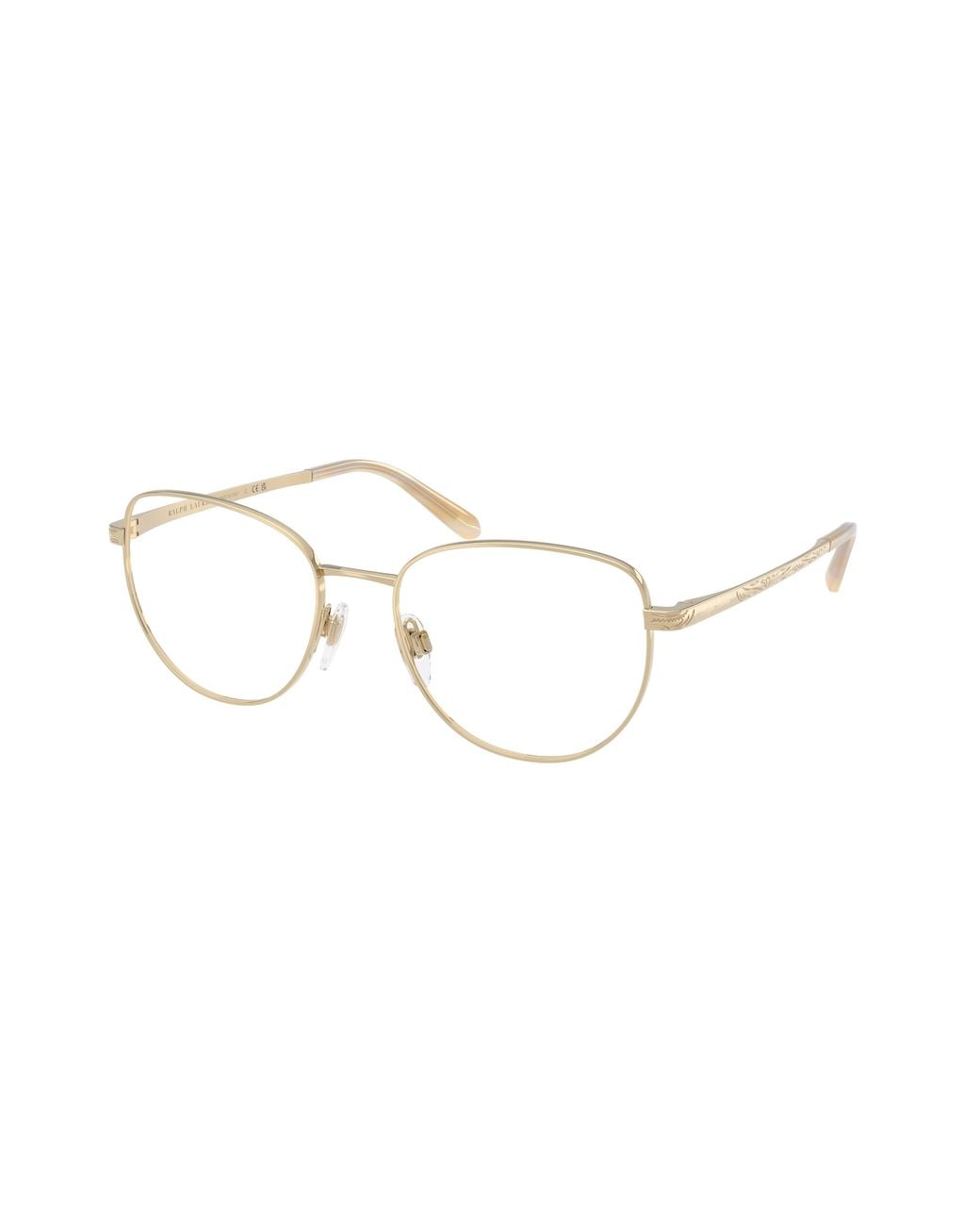 Ralph Lauren Black Rl5141 9116 Optical Frames Metal Transparent Round Normal