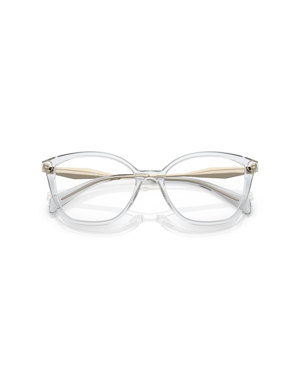 Prada Black Pr 02Zv 2Az1O1 Optical Frames Acetate Butterfly Normal