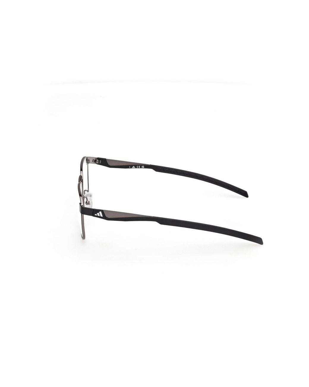 Adidas Originals Black Sp5098 002 Optical Frames Metal Squared Normal