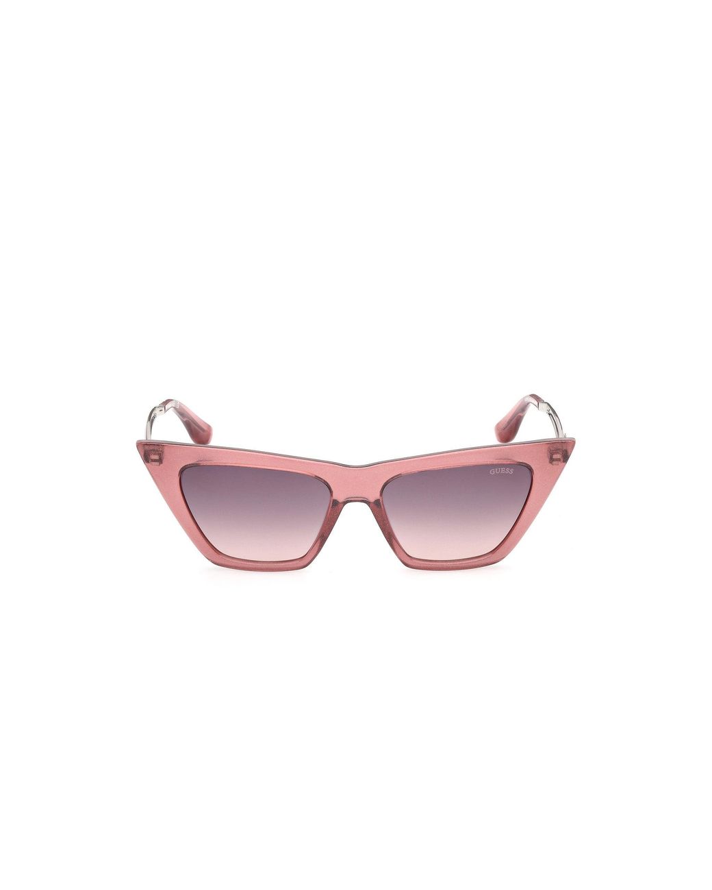 Guess Pink Gu00310 72B Sunglasses Injected Smoke Cat Eye Normal