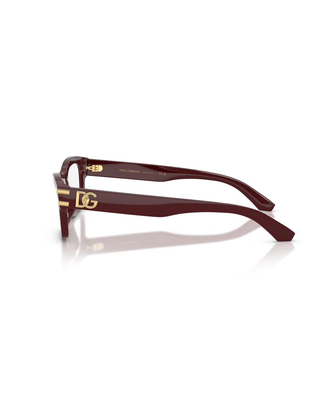 Dolce & Gabbana Black Dg3454 3091 Optical Frames Acetate Transparent Squared Normal