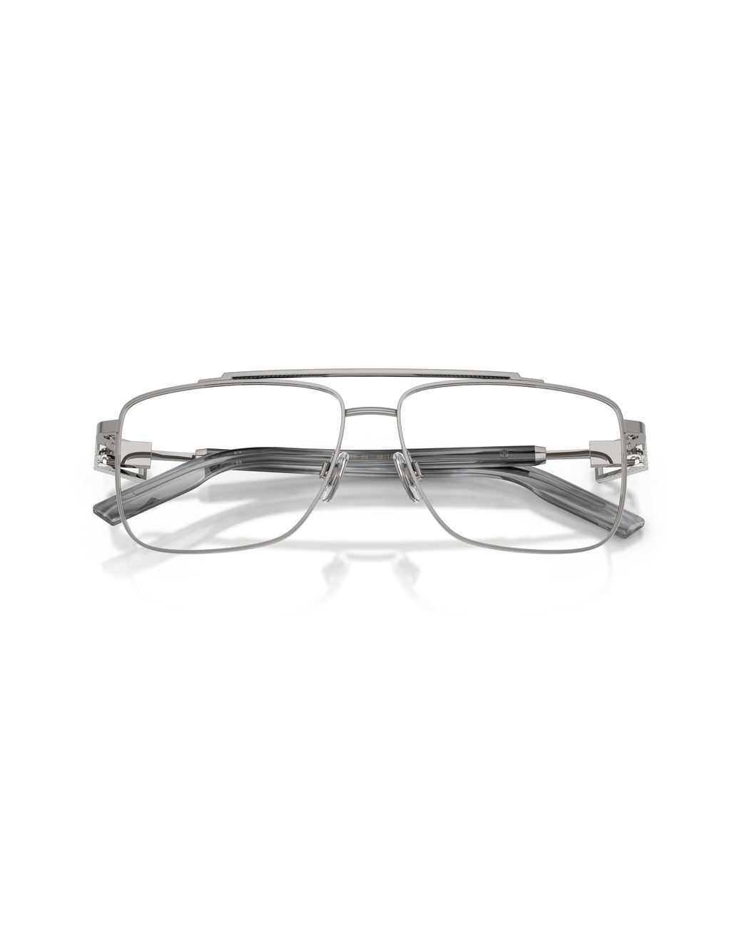 Dolce & Gabbana Black Dg1368 05 Optical Frames Metal Transparent Pilot Normal for men