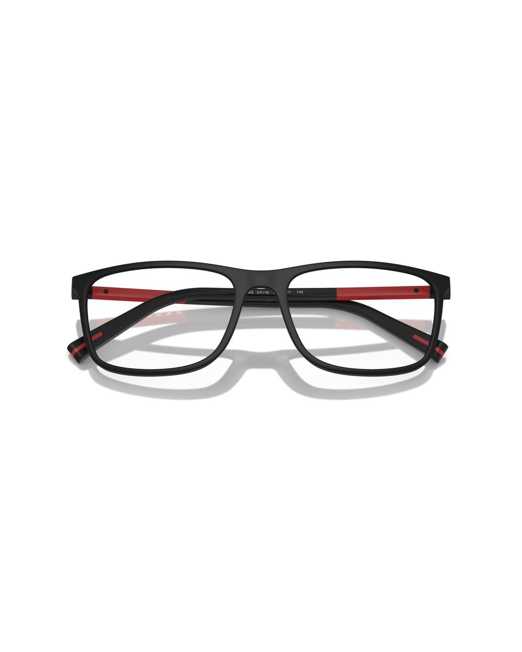Prada Linea Rossa Black Ps 03Qv Dg01O1 Optical Frames Injected Squared Normal for men