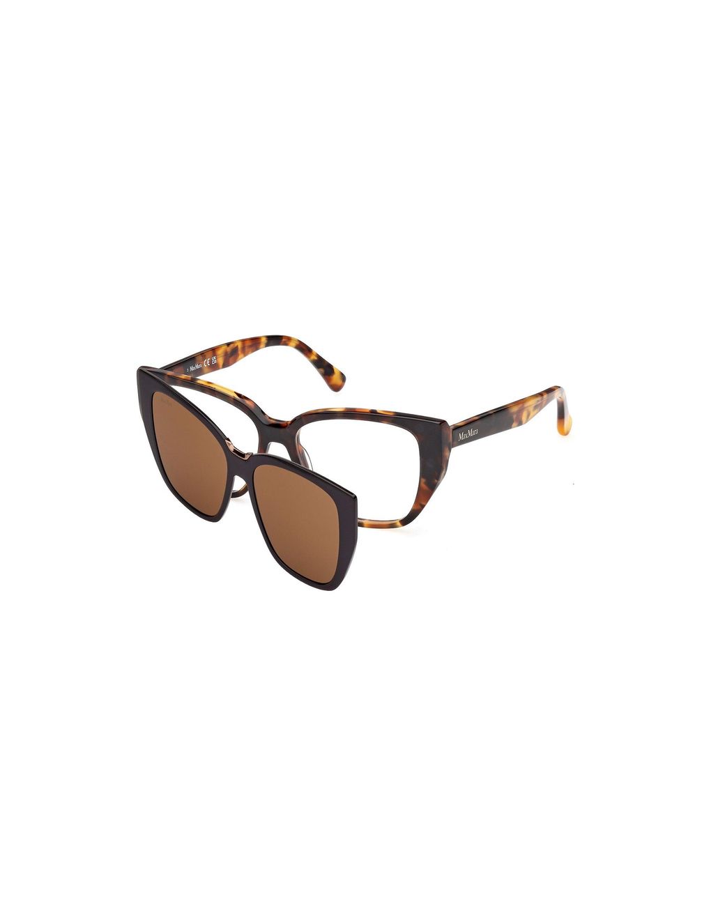 Max Mara Black Mm5212 052 Optical Frames Acetate Round Normal