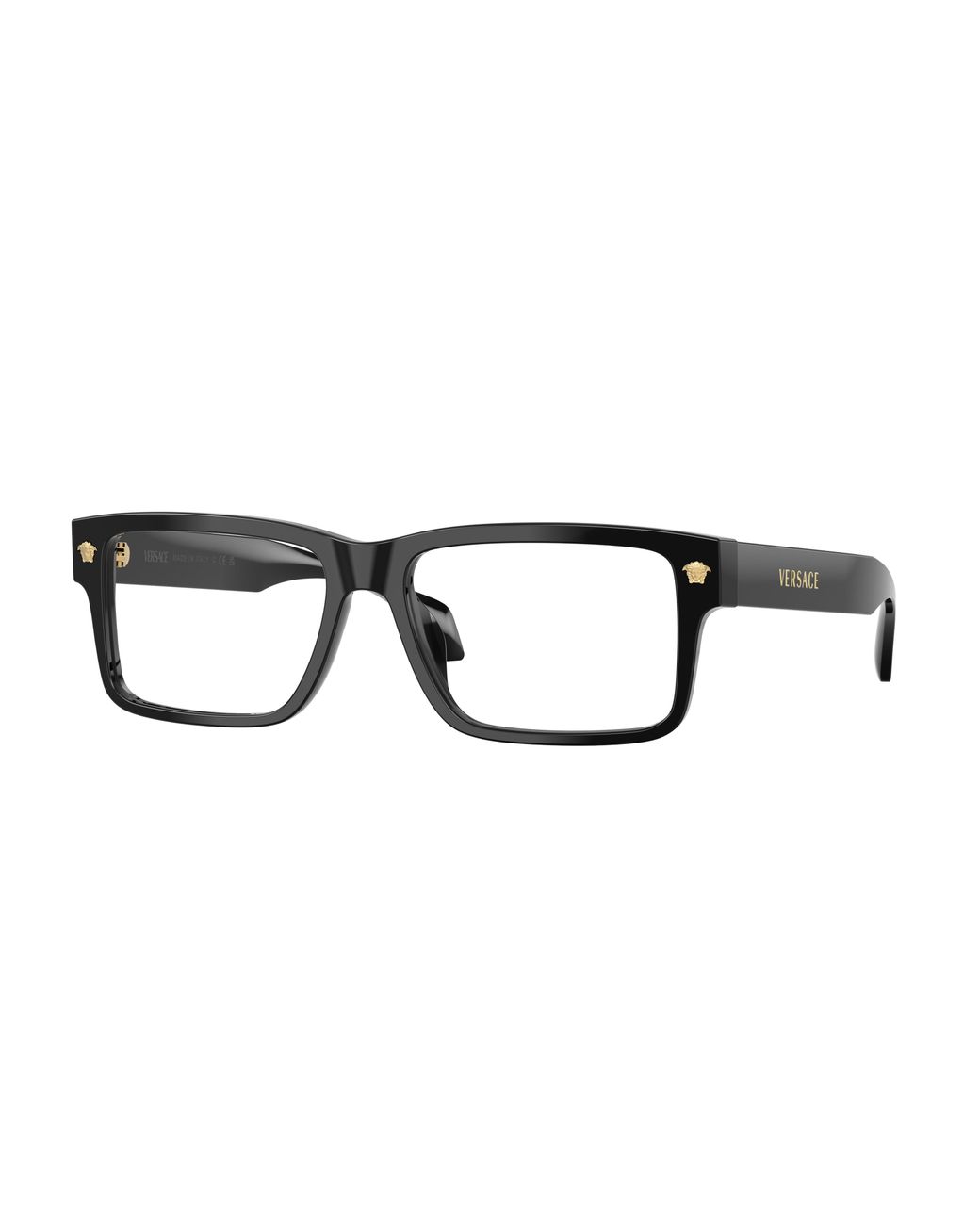 Versace Black Ve3391U Gb1 Optical Frames Acetate Transparent Squared Normal for men