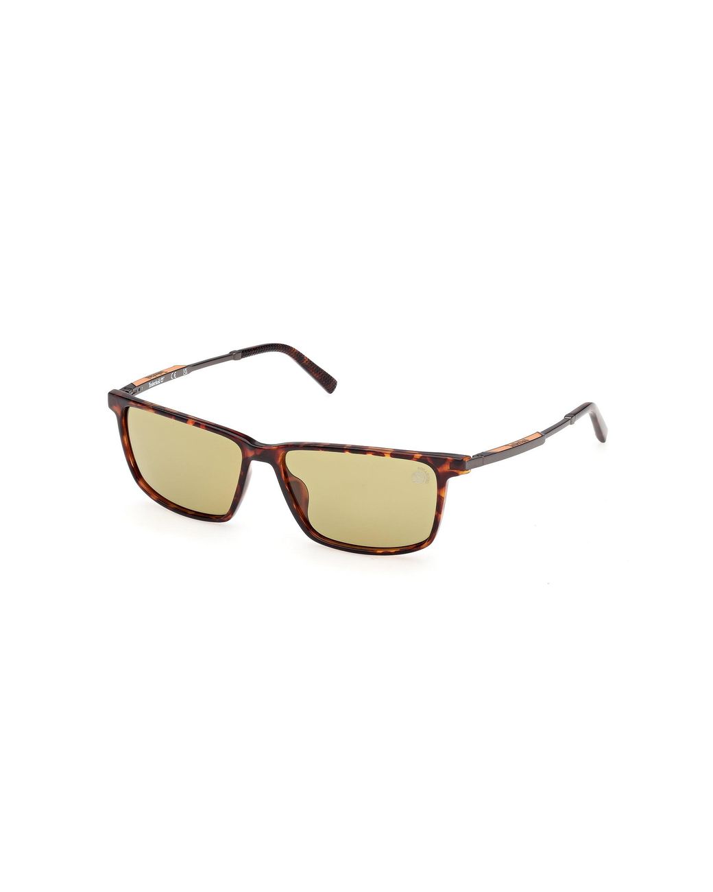 Timberland Black Tb00071 52H Sunglasses Injected Squared Polarized for men