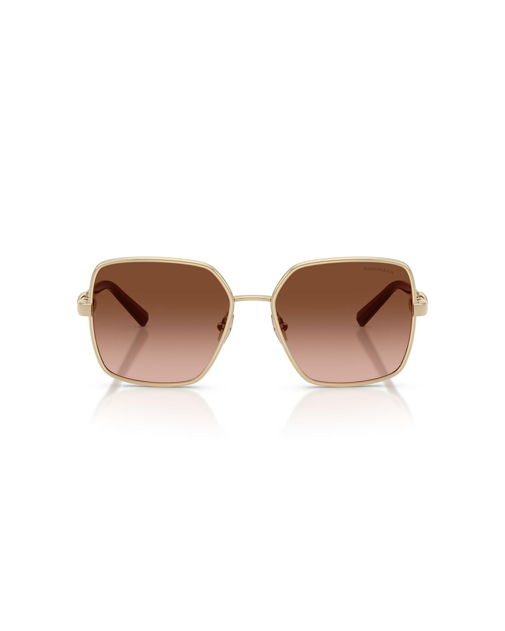 Tiffany & Co Black Tf3122 61773B Sunglasses Metal Squared Normal Nuanced