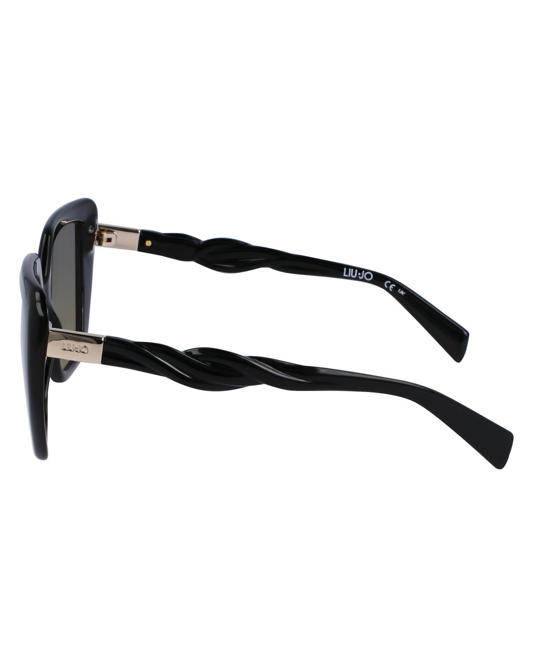 Liu Jo Black Lj788S 001 Sunglasses Bio-Inject Squared Normal Shaded