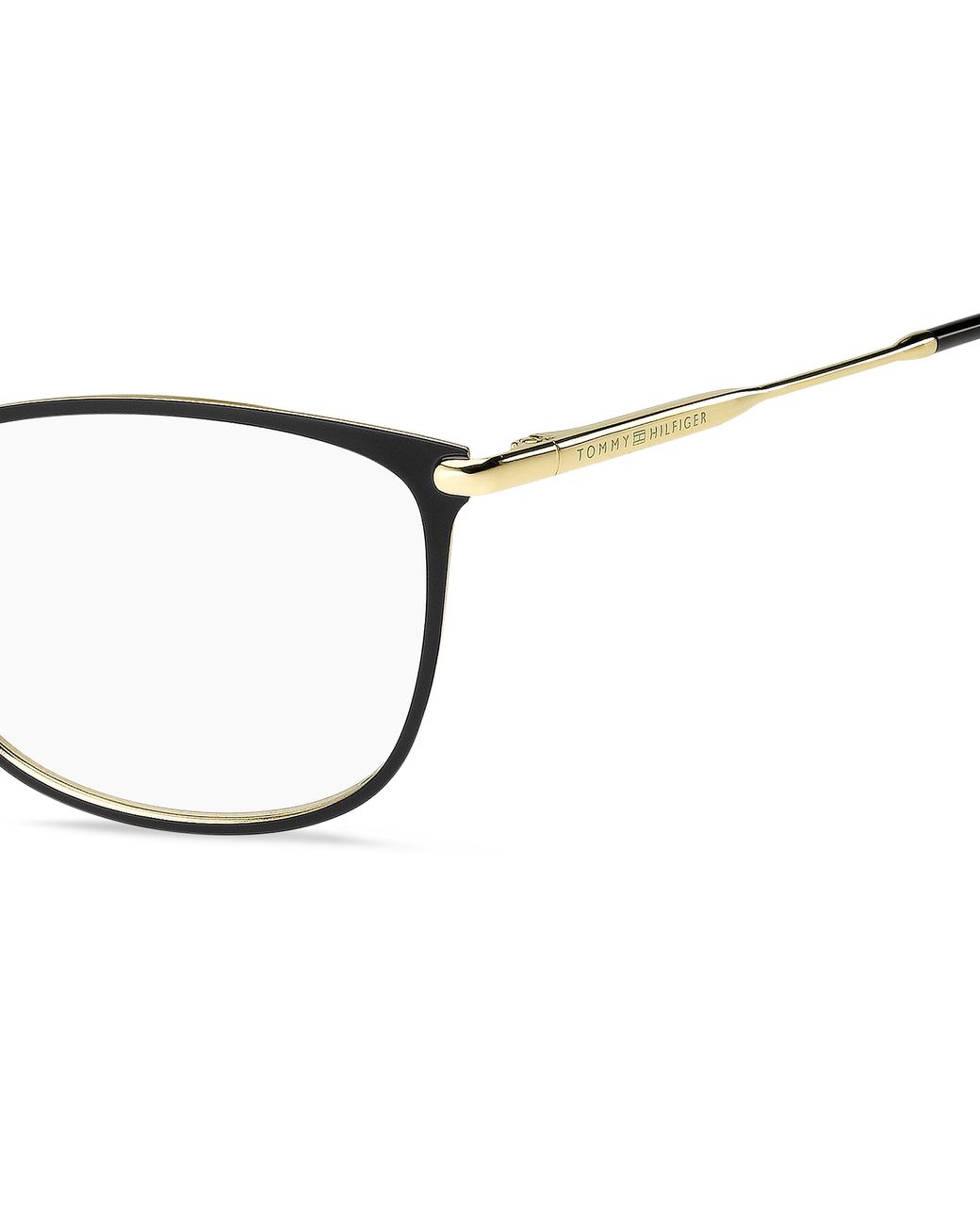 Tommy Hilfiger Black Th 1637 2M2 Optical Frames Steel Cat Eye