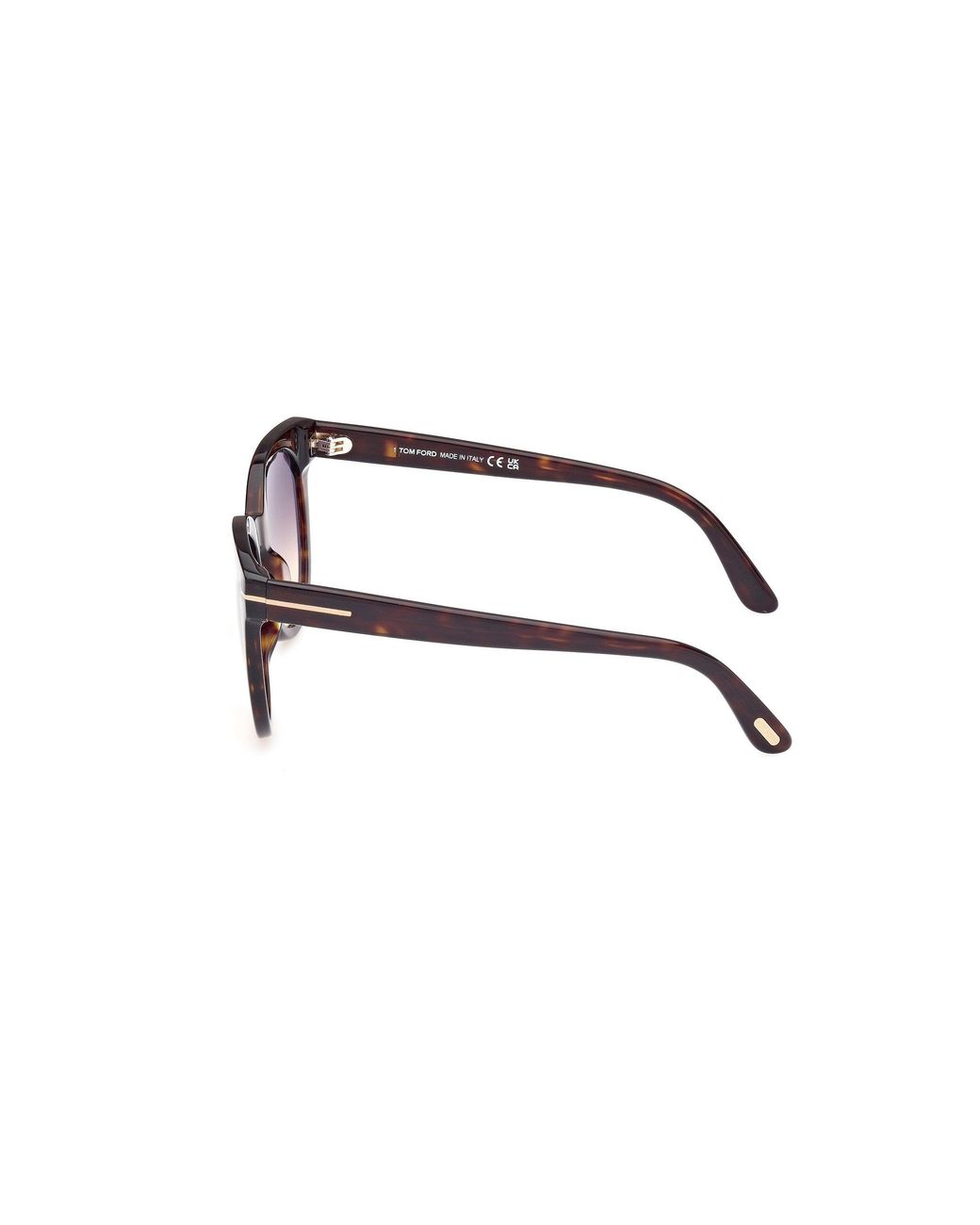 Tom Ford Black Ft1109 Moira 52B Sunglasses Acetate Smoke Butterfly Normal Shaded