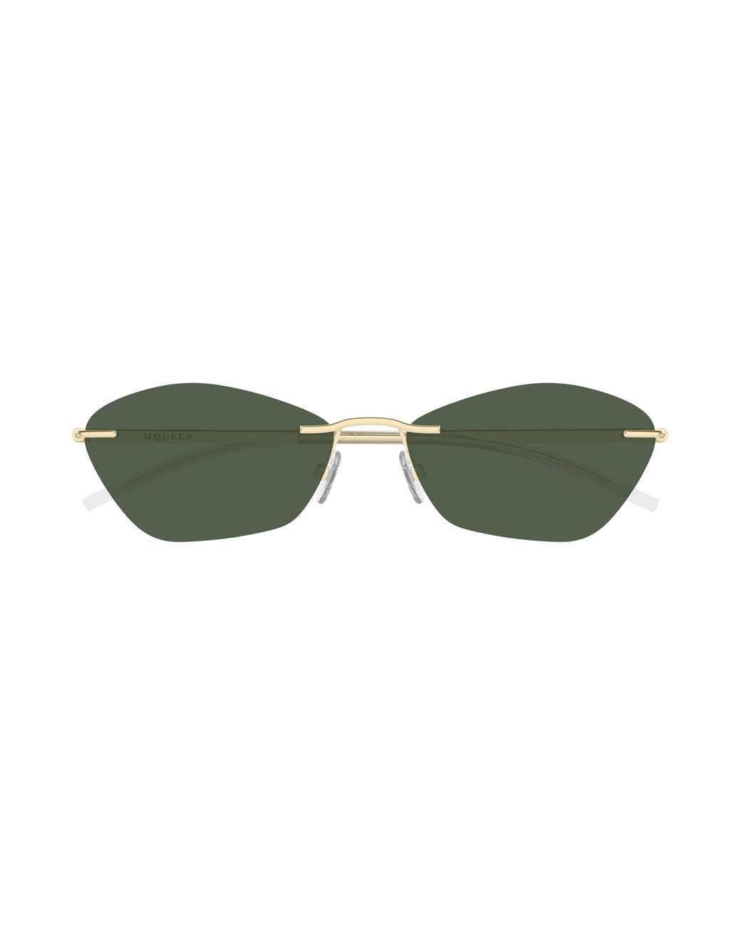 McQueen Black Am0525S 003 Sunglasses Acetate Geometric