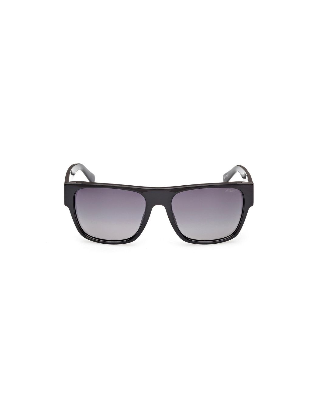 Guess Black Gu00277 01D Sunglasses Injected Smoke Squared Polarized for men