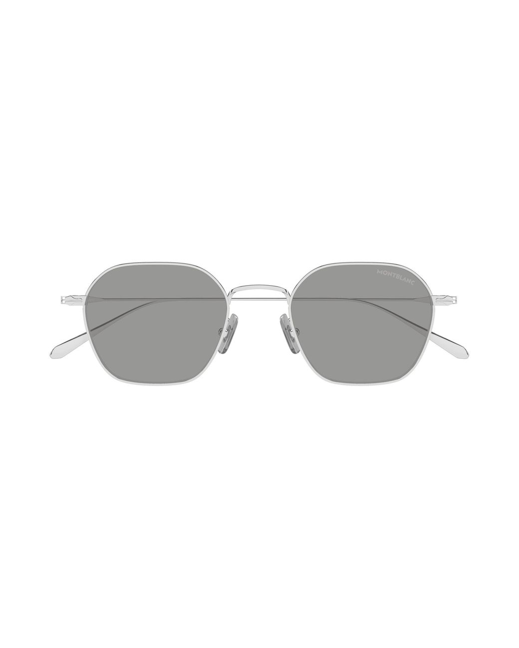 Montblanc Black Mb0472S 002 Sunglasses Metal Geometric for men