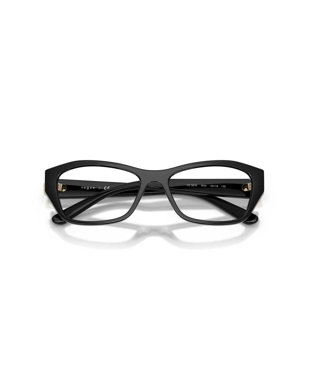 Vogue Eyewear Black Vo5676 W44 Optical Frames Nylon Geometric Normal