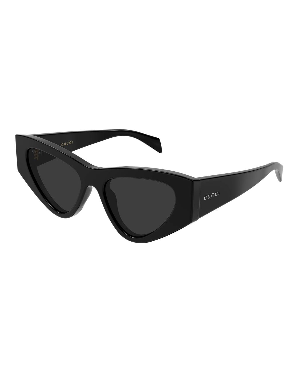 Gucci Black Gg2019S 001 Sunglasses Acetate Cat Eye