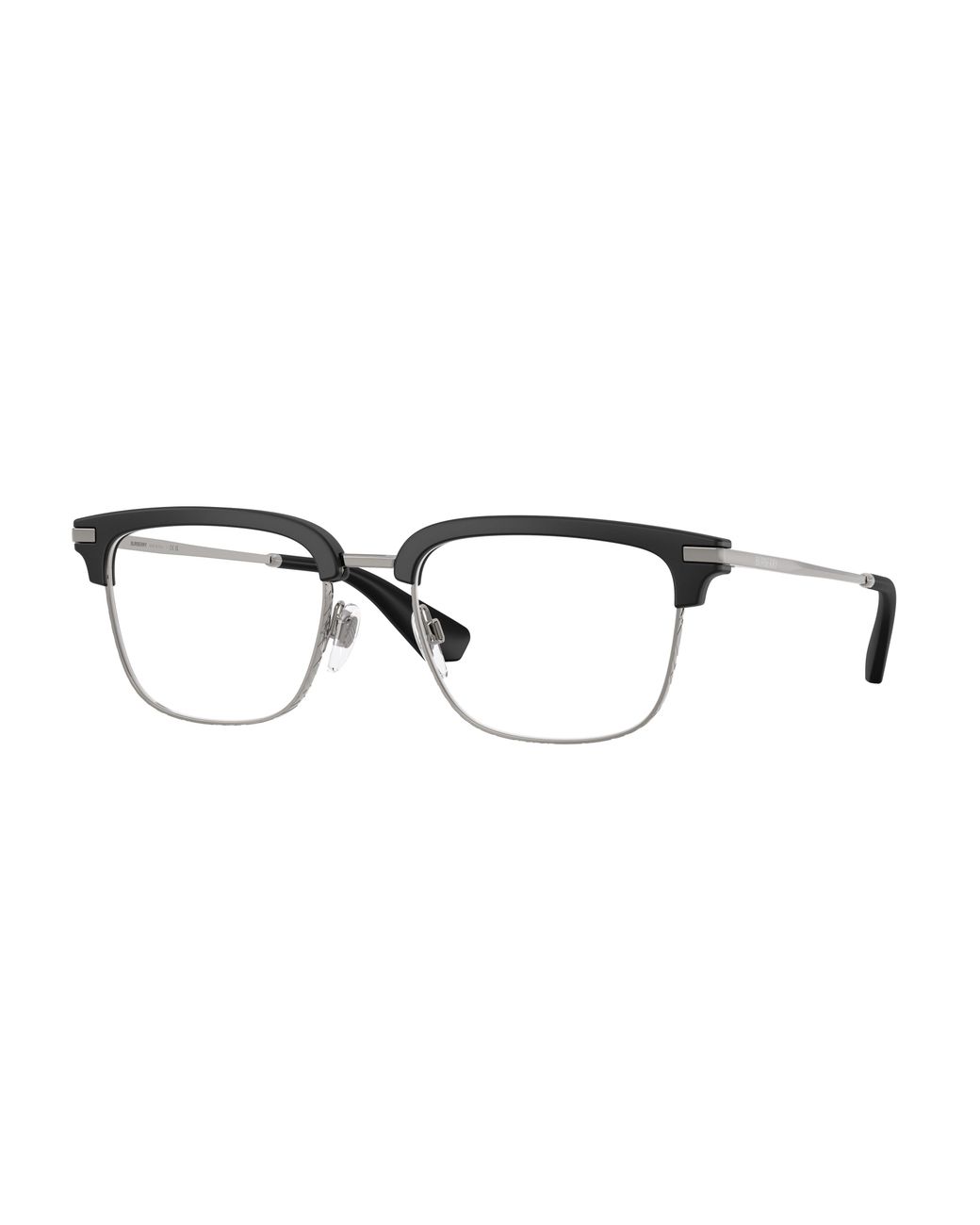 Burberry Black Be2468 3464 Optical Frames Injected Transparent Squared Normal for men