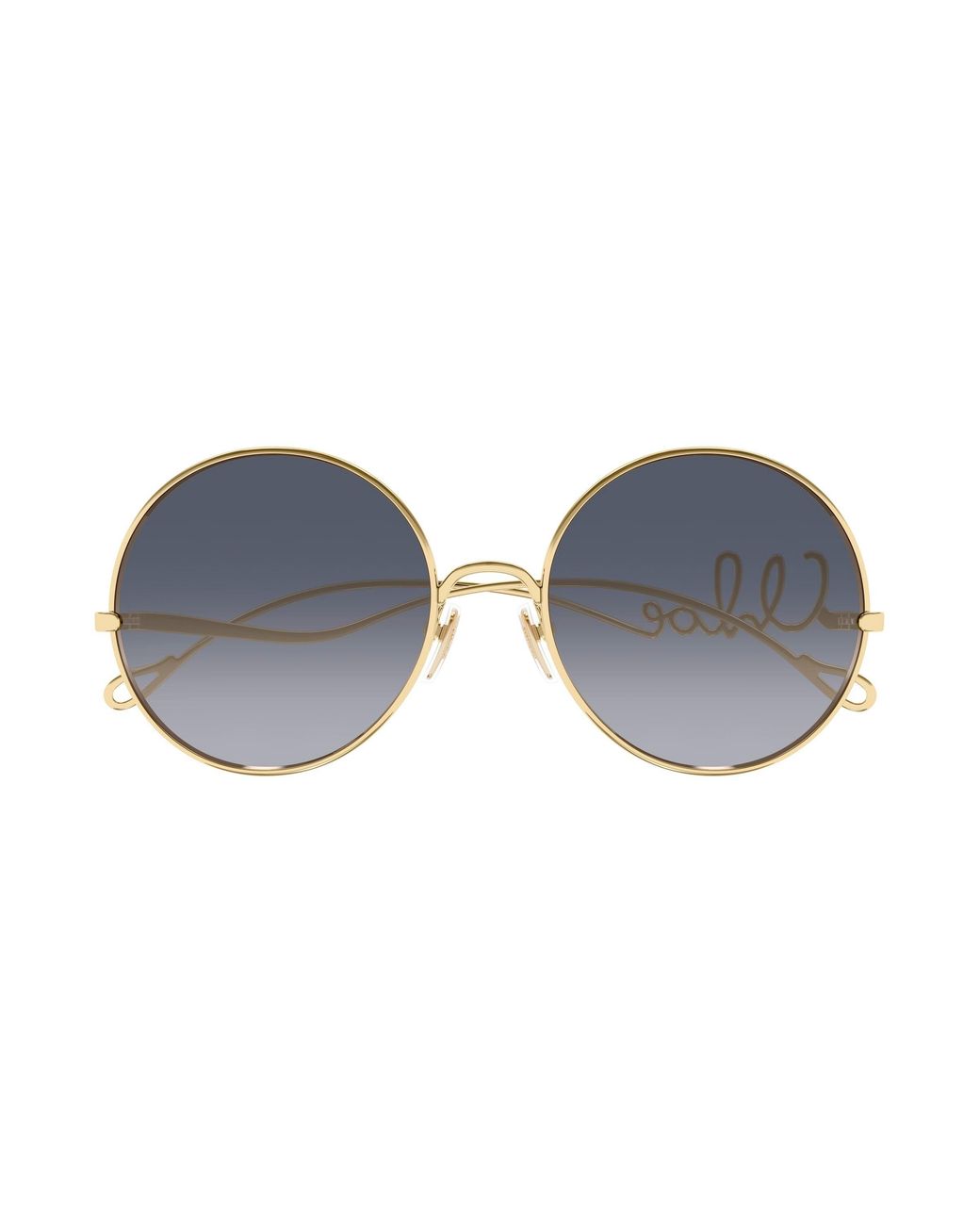 Chloé Black Ch0372S 004 Sunglasses Metal Round