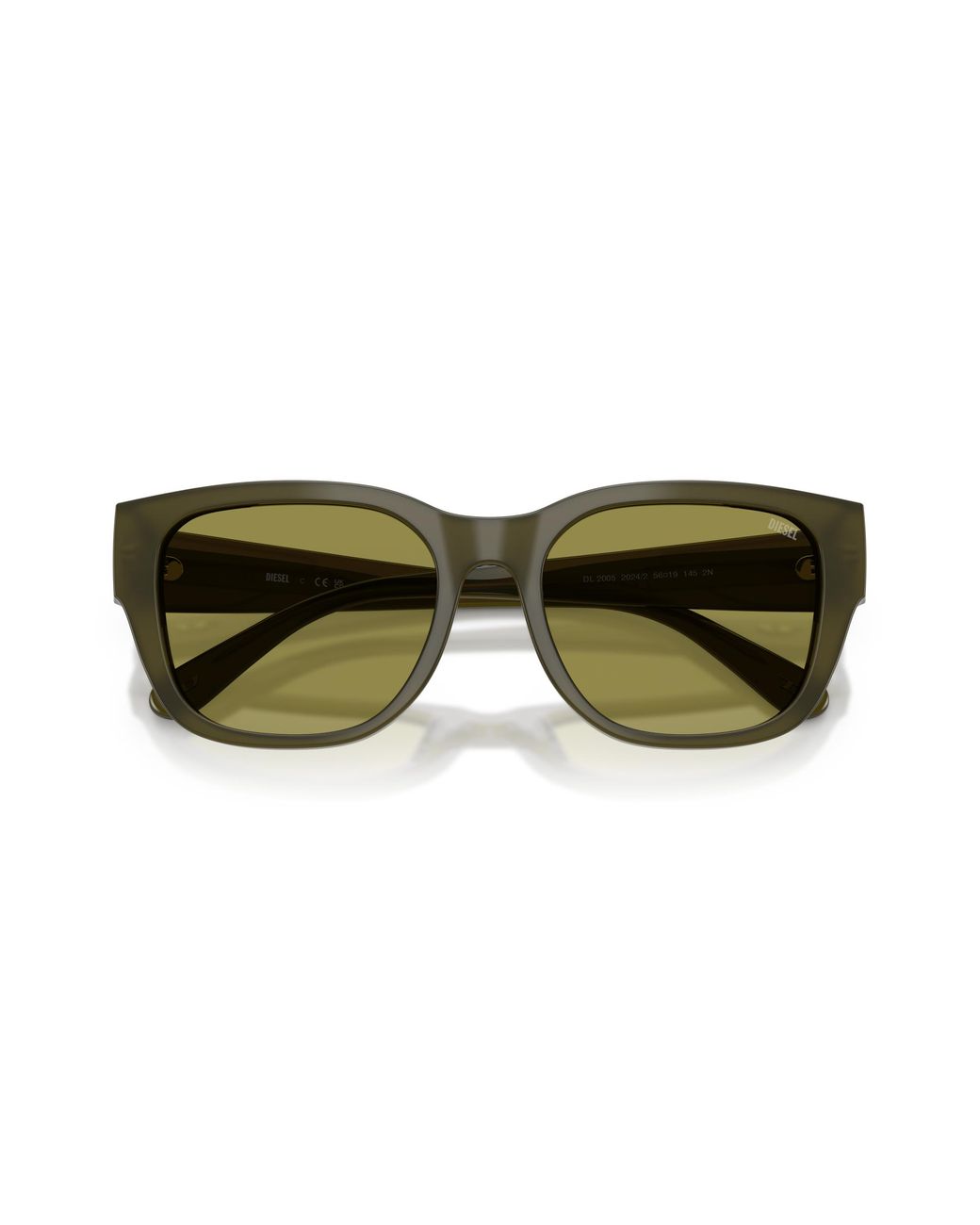 DIESEL Green Dl2005 2024/2 Sunglasses Acetate Squared Normal