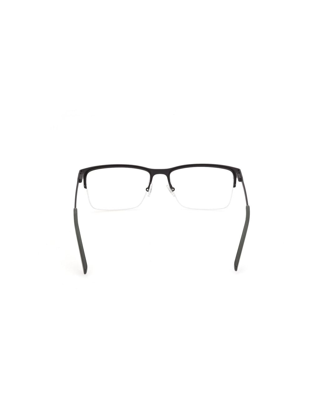 Timberland Black Tb50120 2 Optical Frames Metal Squared Normal for men
