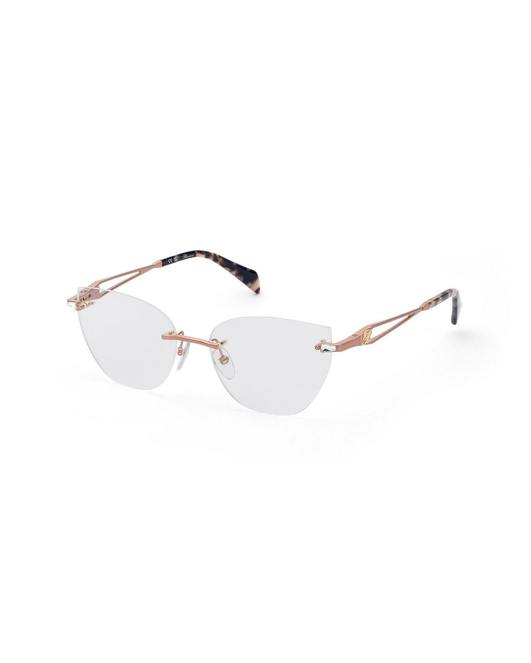 Blumarine Black Vbm223S 0Scx Optical Frames Metal Butterfly