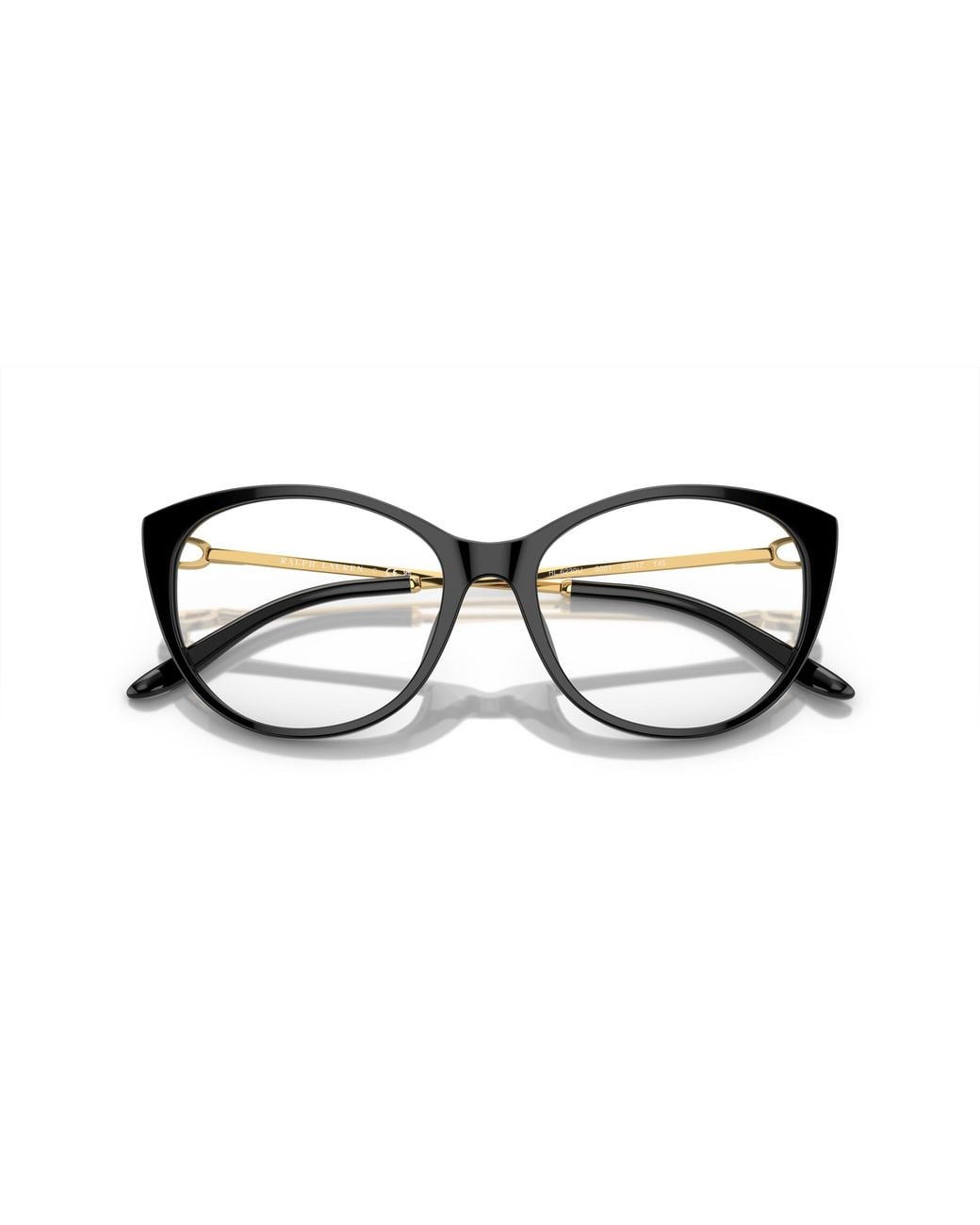 Ralph Lauren Black Rl6239U 5001 Optical Frames Acetate Transparent Cat Eye Normal