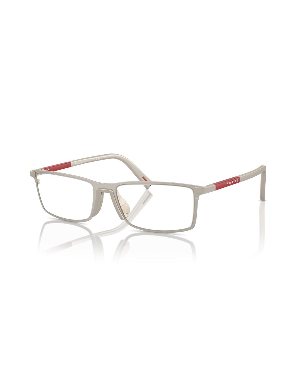 Paradas Linea Rosa Prada Linea Rossa Ps 53Qv 18X1O1 Optical Frames Metal Squared Normal in ...