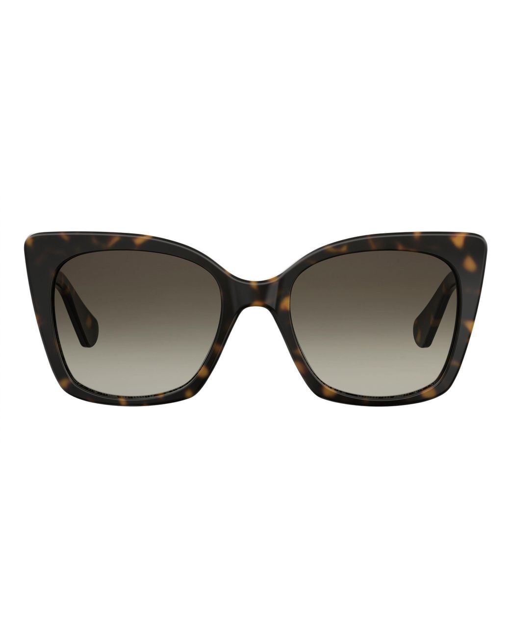 Moschino Black Mol000/S 086/Ha Sunglasses Acetate Squared Normal Shaded