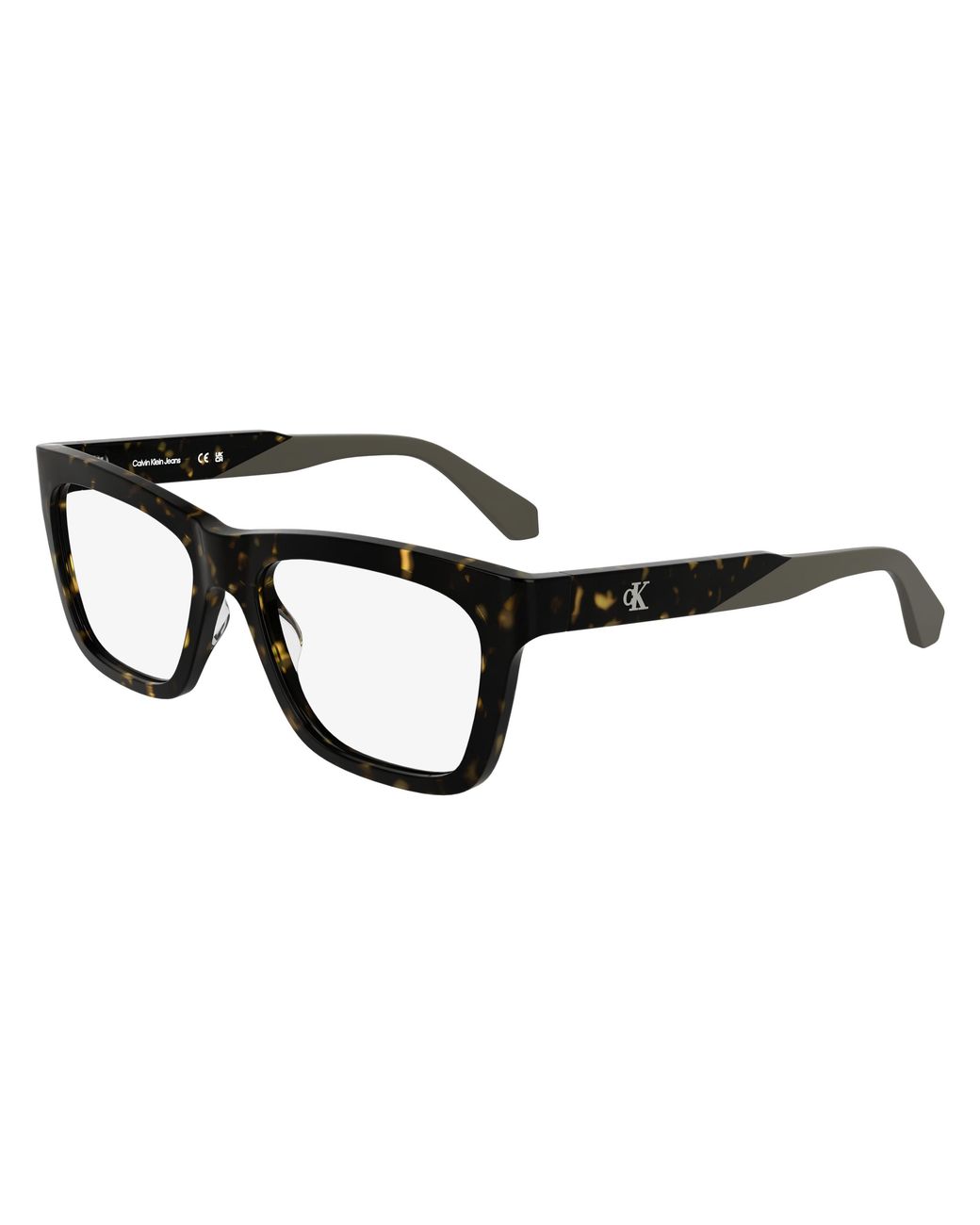 Calvin Klein Black Ckj25615 242 Optical Frames Acetate Squared Normal for men