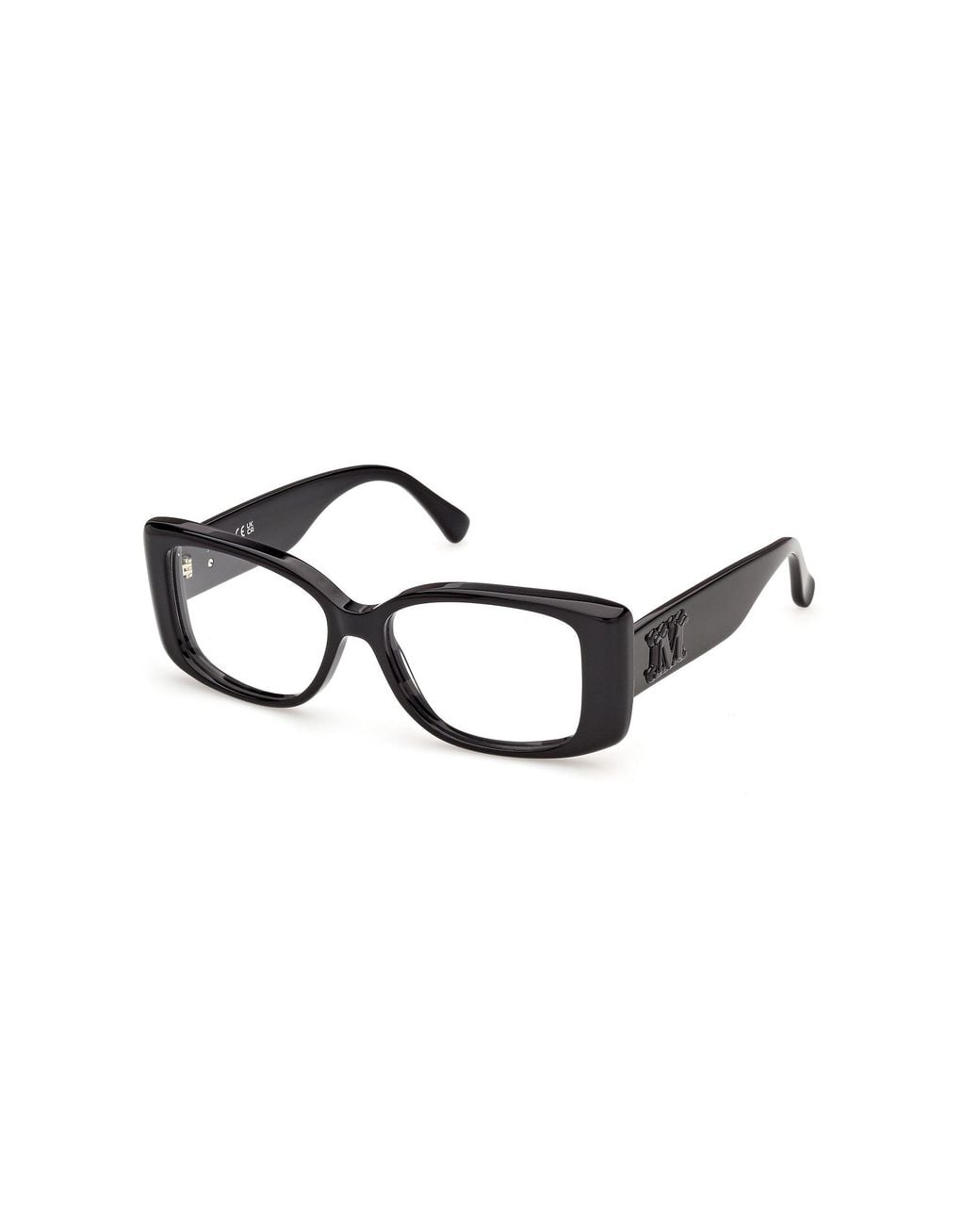 Max Mara Black Mm5250 1 Optical Frames Acetate Squared Normal