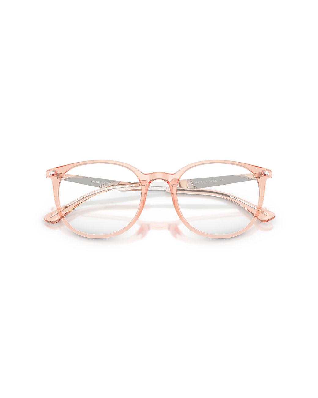 Emporio Armani Black Ea3168 6346 Optical Frames Injected Transparent Pantos Normal