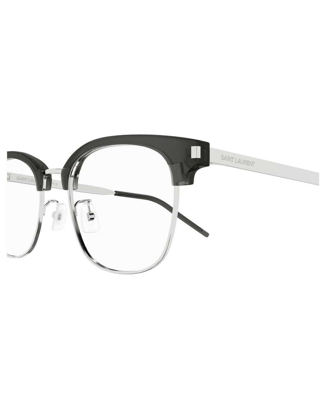 Saint Laurent Black Sl 649/F 004 Optical Frames Acetate Transparent Squared