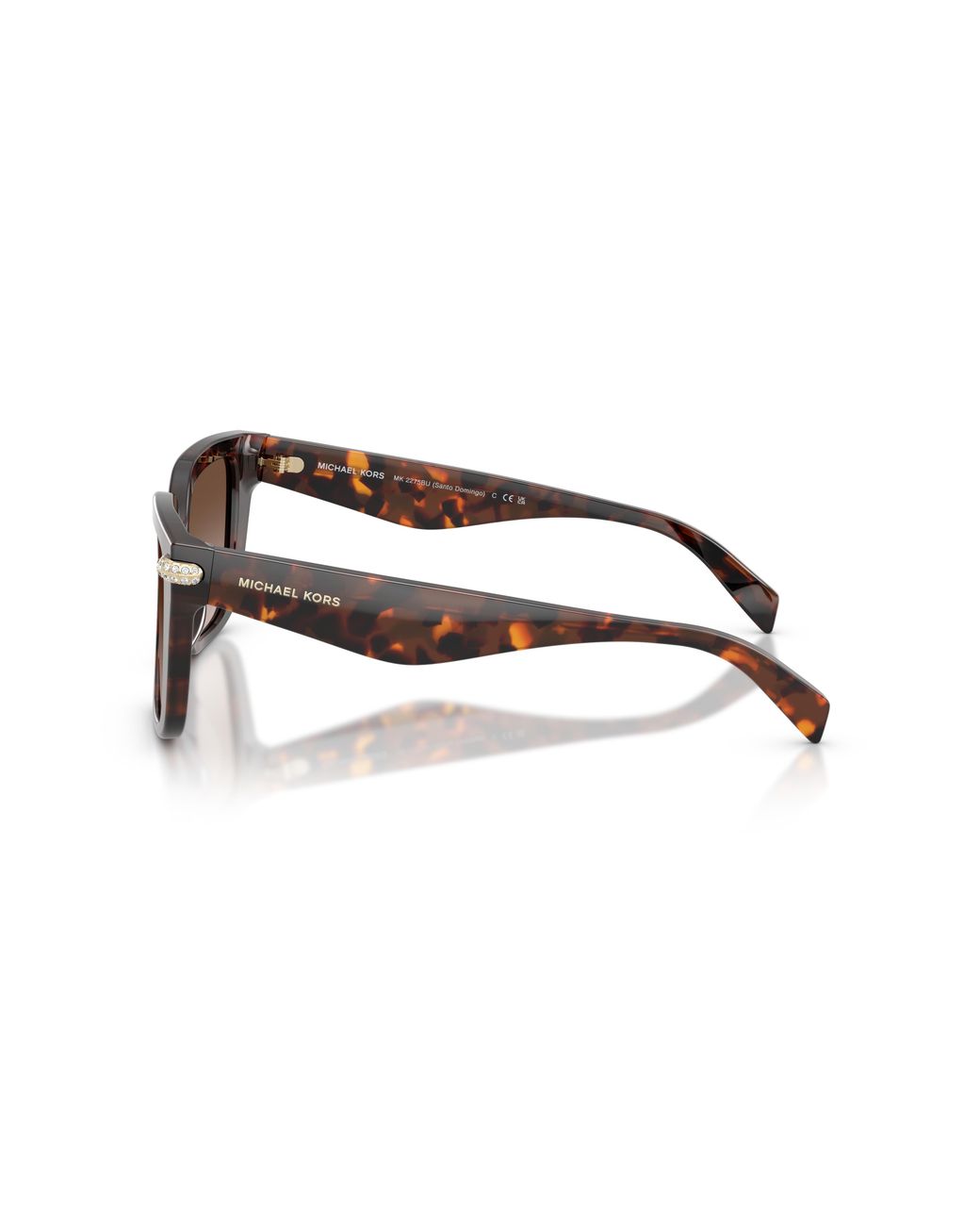Michael Kors Black Mk2275Bu Santo Domingo 403113 Sunglasses Acetate Squared Normal Nuanced